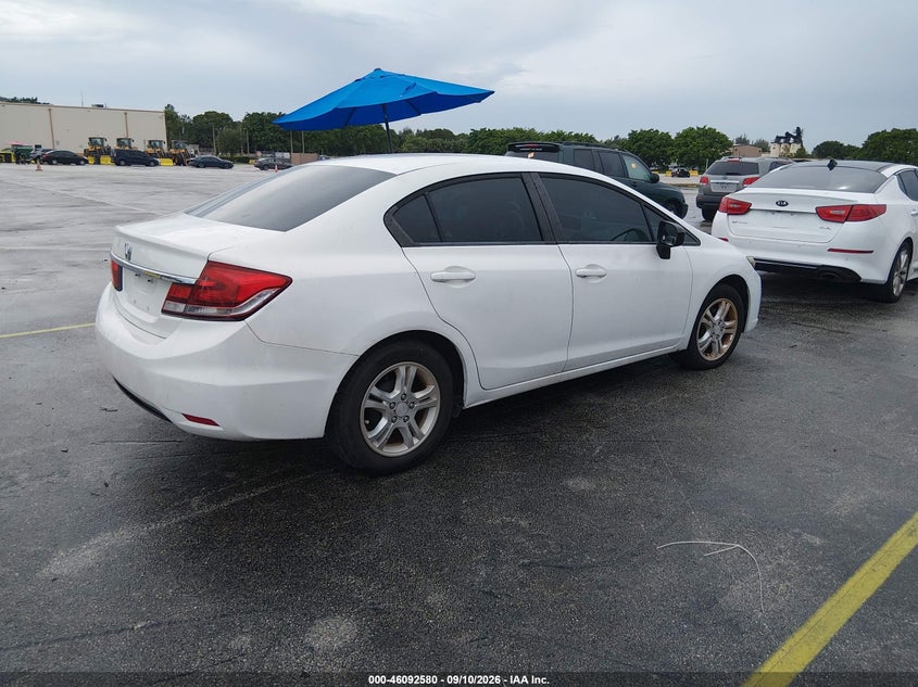 Vin: 19xfb2f5xfe029654, lot: 46592187, honda civic lx 20154