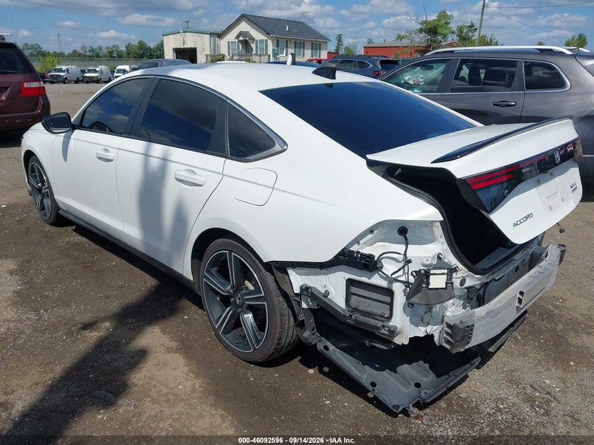 Vin: 1hgcy2f59pa056755, lot: 46592203, honda accord hybrid sport 20233