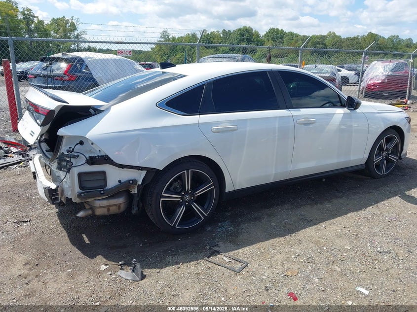 Vin: 1hgcy2f59pa056755, lot: 46592203, honda accord hybrid sport 20234