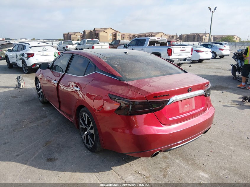 Vin: 1n4aa6ap0hc441465, lot: 46592213, nissan maxima 3.5 platinum 20173