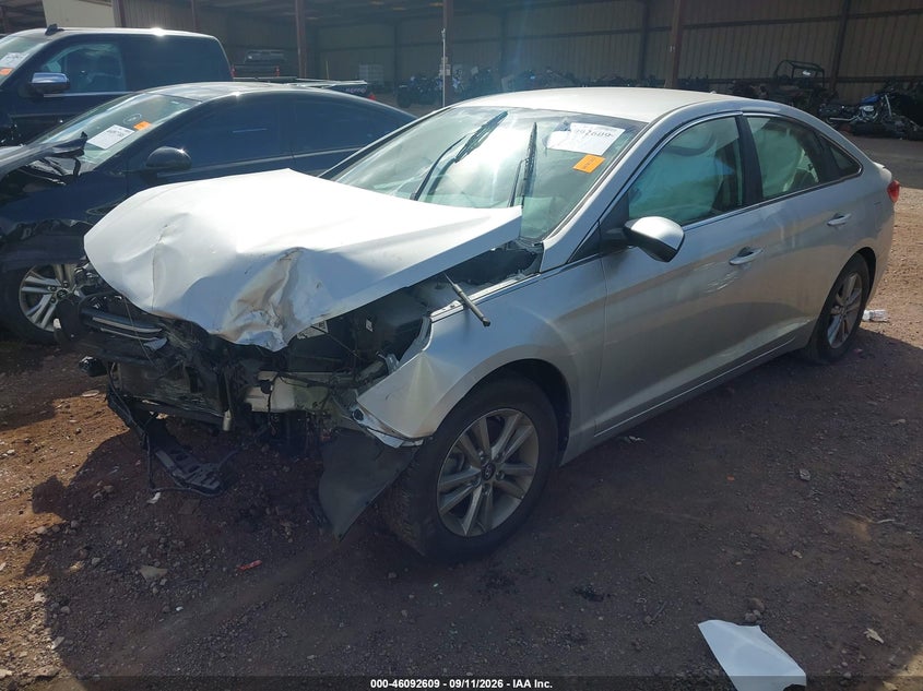 Vin: 5npe24af1gh356156, lot: 46592216, hyundai sonata se 20162