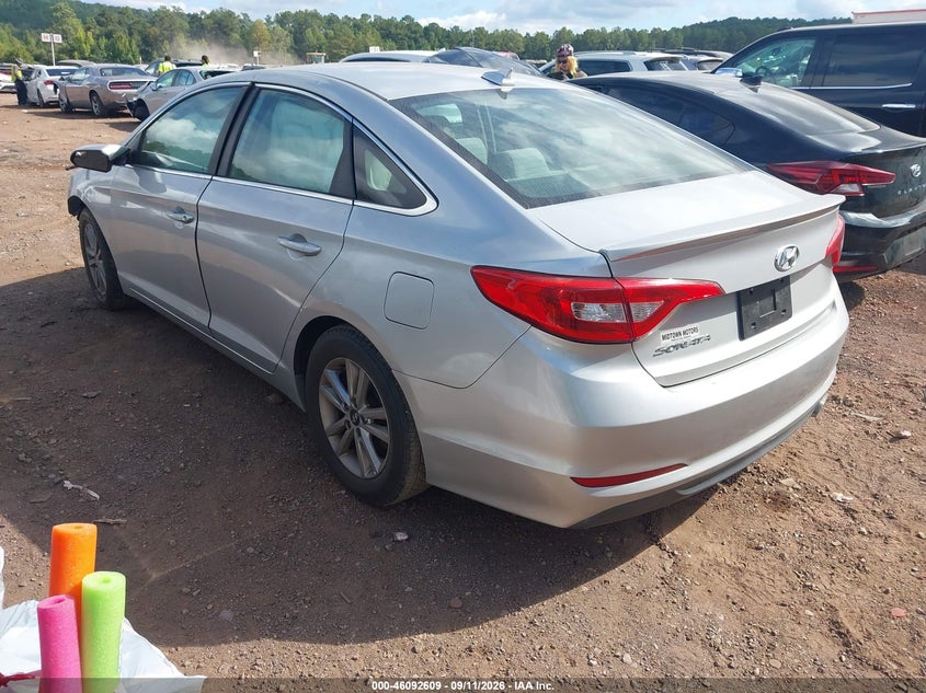 Vin: 5npe24af1gh356156, lot: 46592216, hyundai sonata se 20163