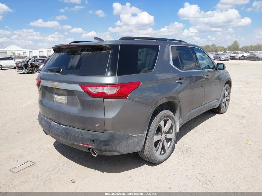 Vin: 1gnerhkw3mj152986, lot: 46592233, chevrolet traverse fwd lt leather 20214