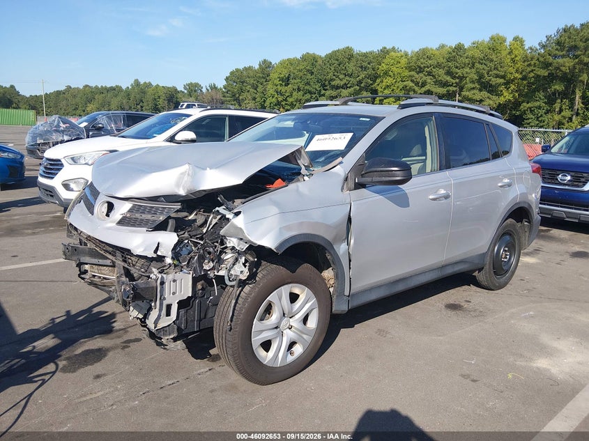 2014 Toyota RAV 4, Удар спереди, IAAI, VIN JTMZFREV6ED037164 — фото 2