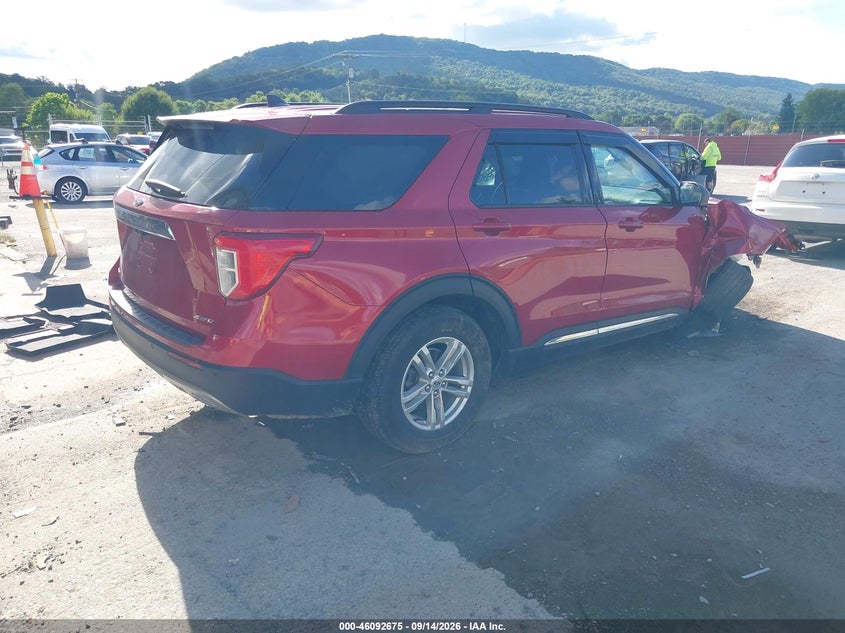 Vin: 1fmsk8dh0pgb30987, lot: 46592282, ford explorer xlt 20234