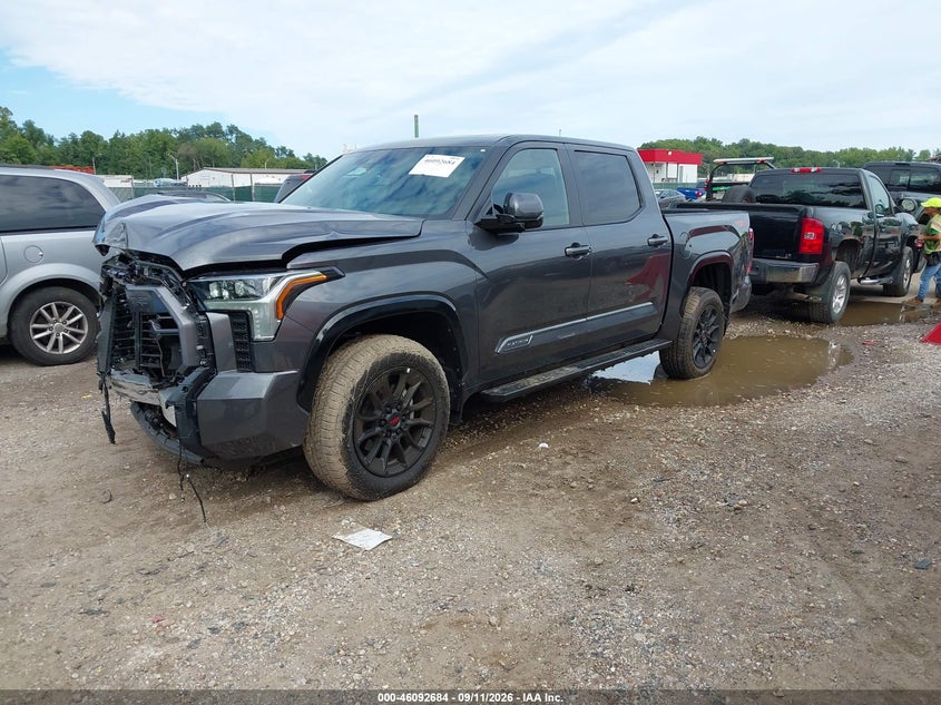 Vin: 5tfwa5db1tx427795, lot: 46592291, toyota tundra platinum crewmax 5.5' bed 20262