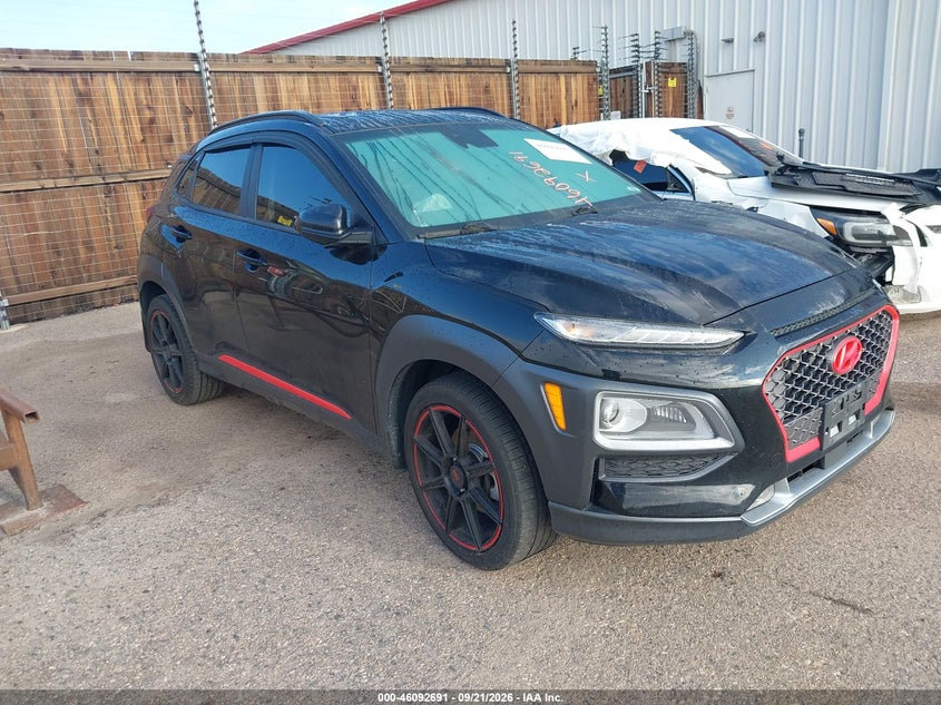 Vin: km8k5ca56mu740801, lot: 46592298, hyundai kona ultimate 20211