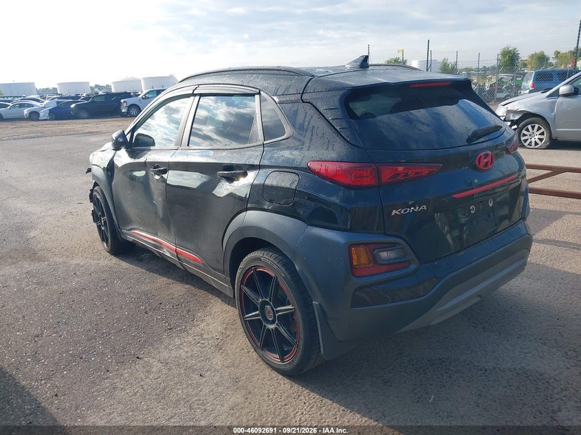 Vin: km8k5ca56mu740801, lot: 46592298, hyundai kona ultimate 20213