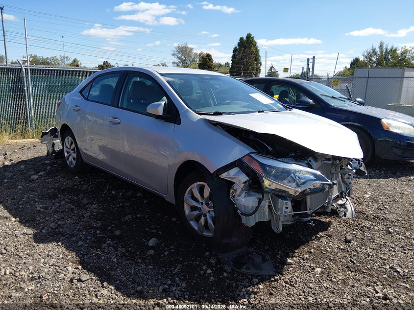 TOYOTA COROLLA 2016 VIN 2T1BURHE2GC634606