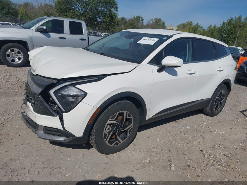 Vin: kndpu3af1p7036725, lot: 46592320, kia sportage lx 20232