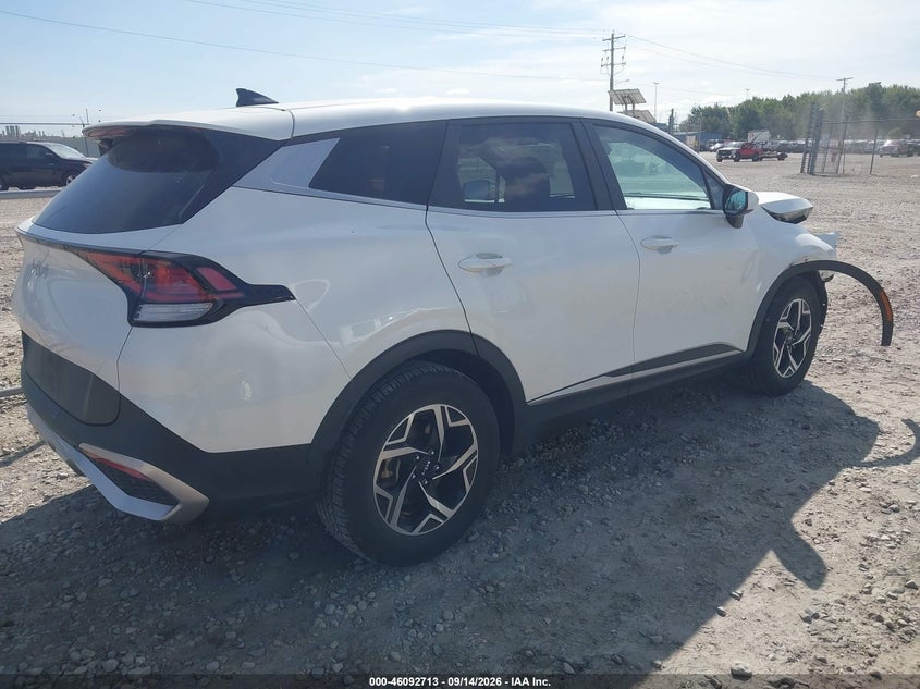 Vin: kndpu3af1p7036725, lot: 46592320, kia sportage lx 20234