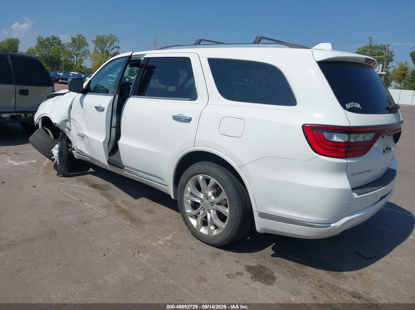 Vin: 1c4rdheg6hc903943, lot: 46592337, dodge durango citadel rwd 20173