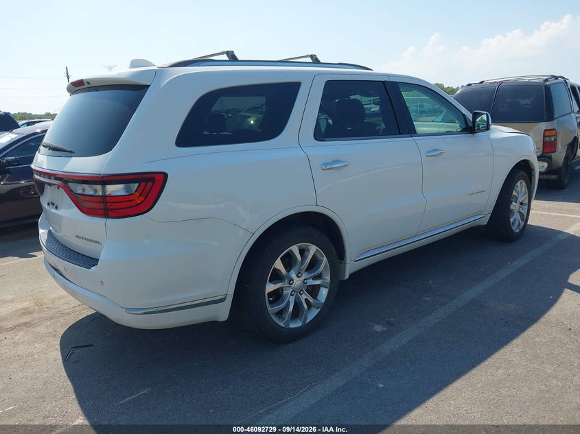 Vin: 1c4rdheg6hc903943, lot: 46592337, dodge durango citadel rwd 20174