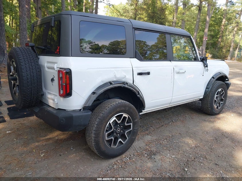 Vin: 1fmde8bh3slb55868, lot: 46592347, ford bronco outer banks 20254