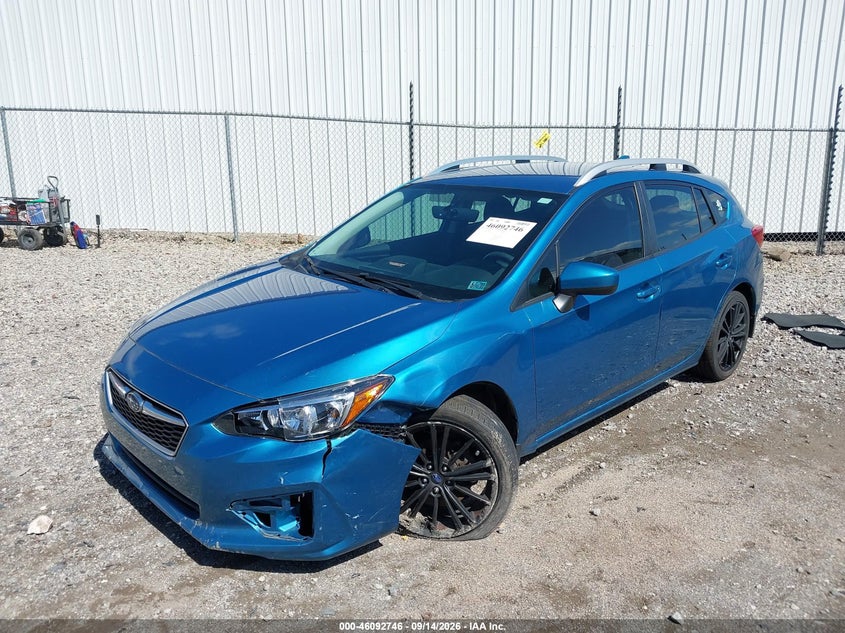 Vin: 4s3gtab68j3740456, lot: 46592353, subaru impreza 2.0i premium 20182