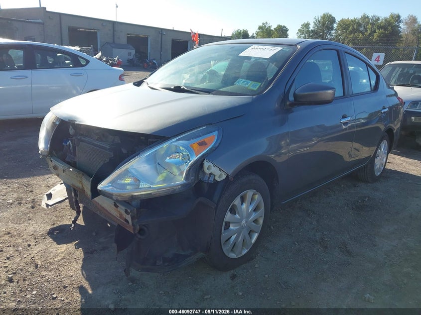 Vin: 3n1cn7ap1hl818695, lot: 46592354, nissan versa 1.6 sv 20172