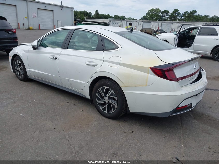 Vin: kmhl24jj9la009750, lot: 46592368, hyundai sonata hybrid blue 20203