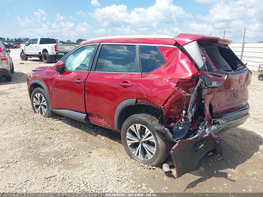 Vin: 5n1bt3ba1nc703728, lot: 46592369, nissan rogue sv fwd 20223