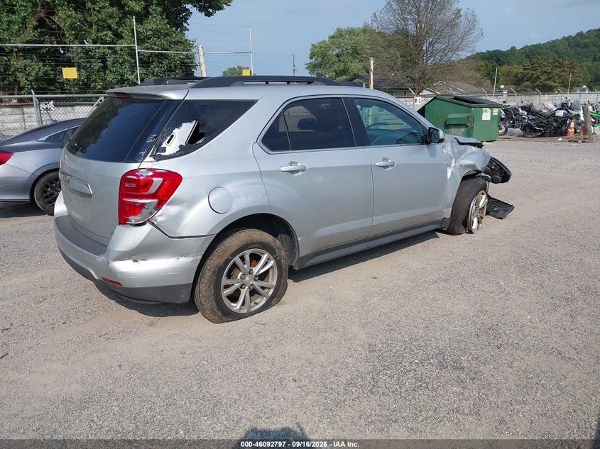 Vin: 2gnalcek9h1610624, lot: 46592404, chevrolet equinox lt 20174