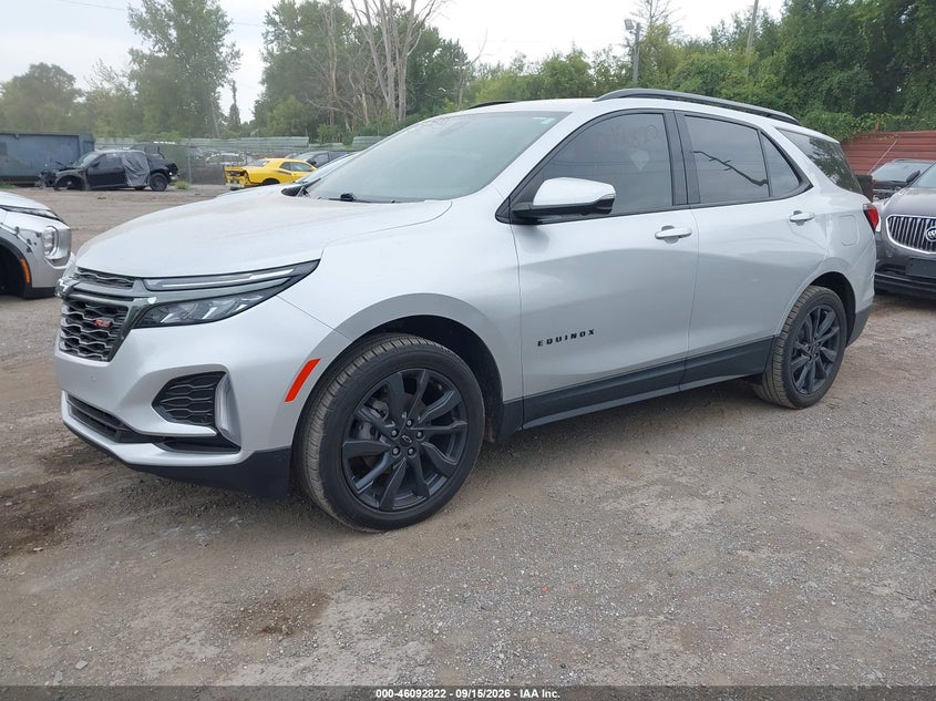 Vin: 2gnaxmev4n6126587, lot: 46592429, chevrolet equinox fwd rs 20222