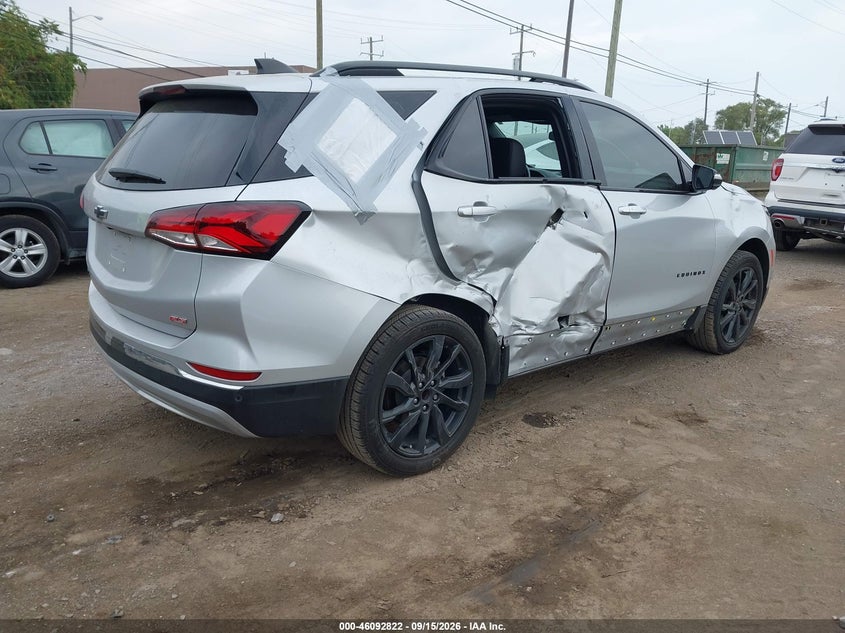 Vin: 2gnaxmev4n6126587, lot: 46592429, chevrolet equinox fwd rs 20224