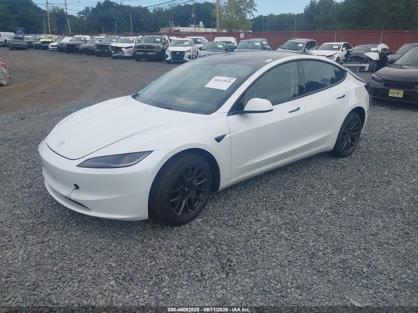 Vin: 5yj3e1eb2sf909263, lot: 46592435, tesla model 3 long range all-wheel drive 20252