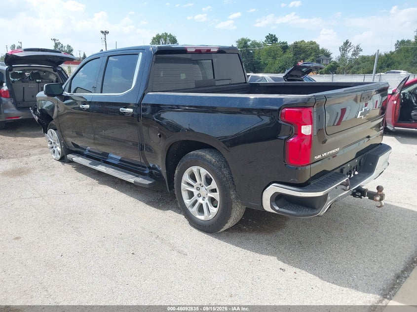 Vin: 1gcudged7nz515428, lot: 46592442, chevrolet silverado 1500 4wd  short bed ltz 20223