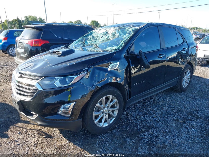 Vin: 2gnaxhev2l6154036, lot: 46592452, chevrolet equinox fwd ls 20202