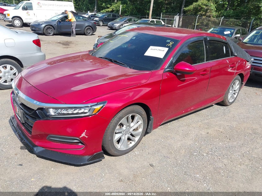Vin: 1hgcv1f19ka136176, lot: 46592468, honda accord lx 20192