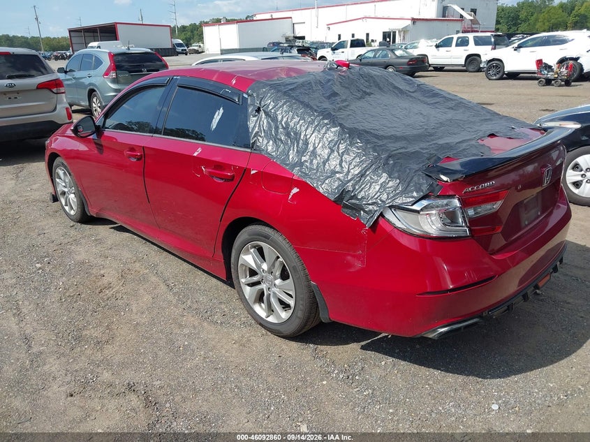 Vin: 1hgcv1f19ka136176, lot: 46592468, honda accord lx 20193