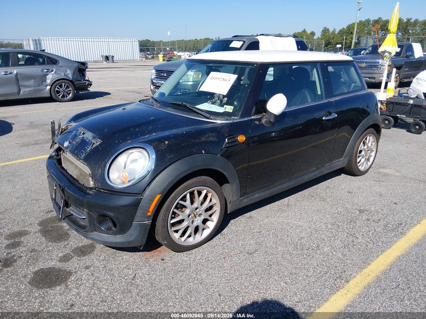 MINI COOPER 2012 VIN WMWSU3C55CT261694