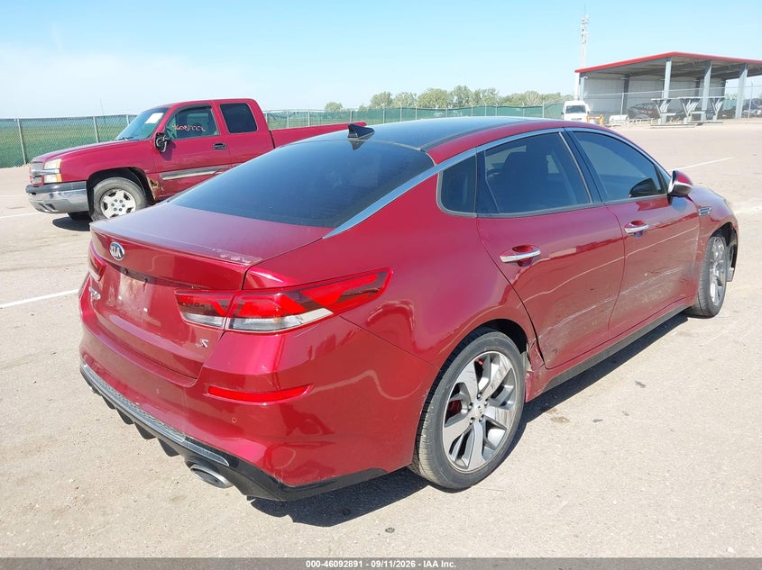 Vin: 5xxgt4l37kg294968, lot: 46592498, kia optima s 20194