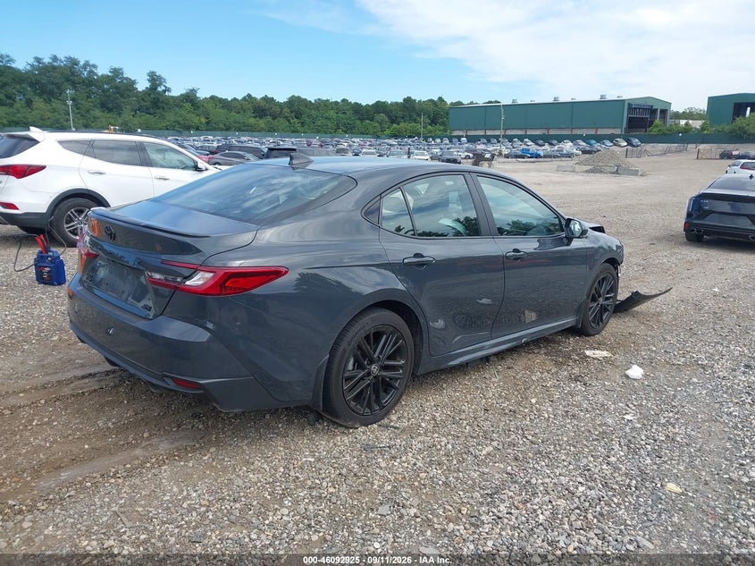 Vin: 4t1dbadk5su529805, lot: 46592532, toyota camry se 20254