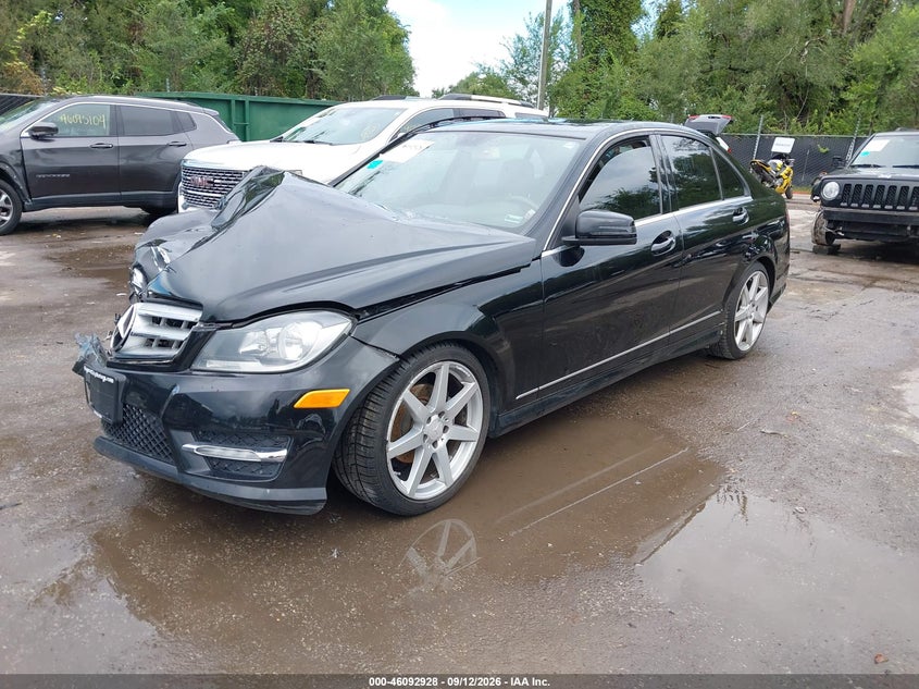 Vin: wddgf8bb0ca672669, lot: 46592535, mercedes-benz c 300 sport 4matic 20122