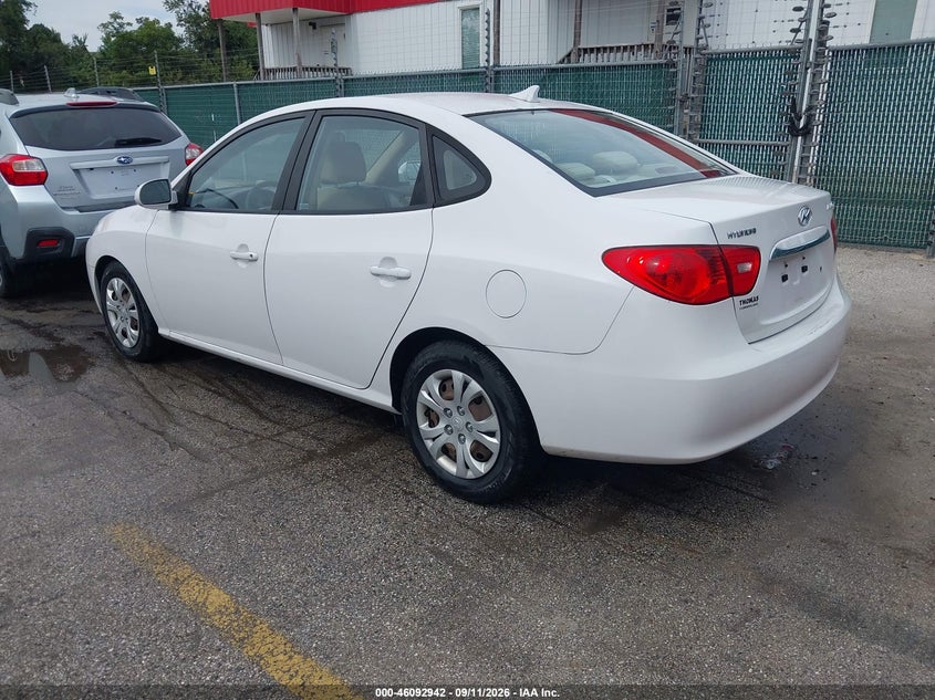 Vin: kmhdu4adxau964805, lot: 46592549, hyundai elantra gls 20103