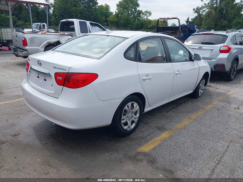 Vin: kmhdu4adxau964805, lot: 46592549, hyundai elantra gls 20104