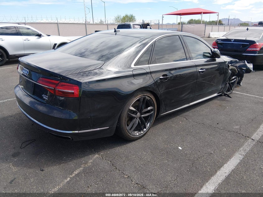 Vin: wauj2afd0fn008039, lot: 46592579, audi a8 4.0t 20154