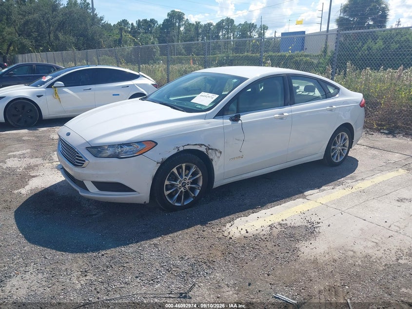 Vin: 3fa6p0lu0hr222673, lot: 46592581, ford fusion hybrid se 20172