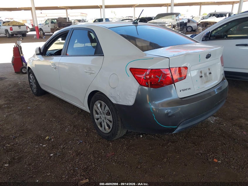 Vin: knafu4a23a5164303, lot: 46592605, kia forte ex 20103