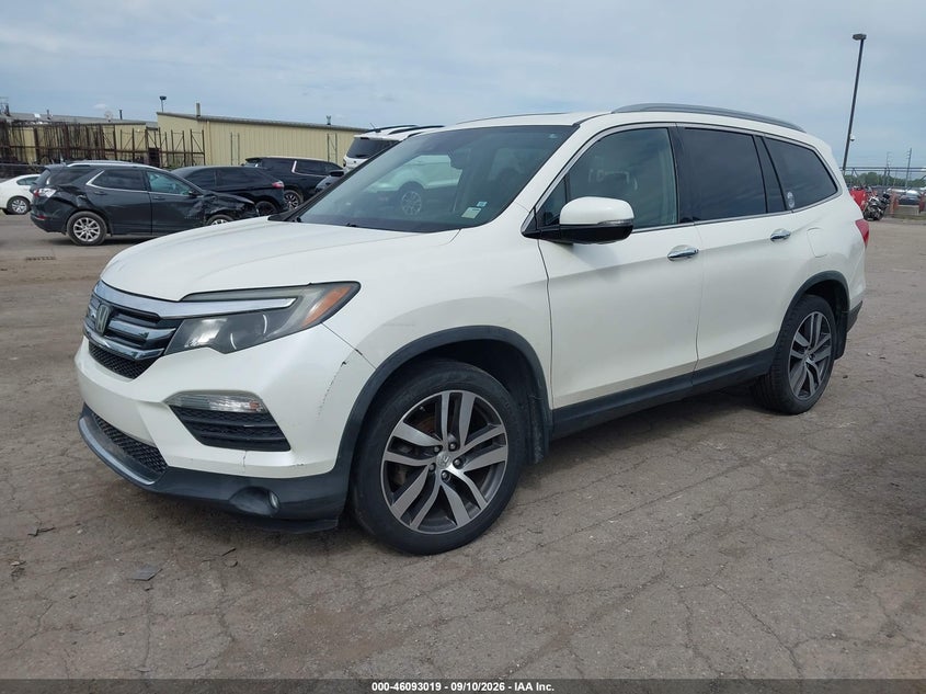 Vin: 5fnyf6h94gb025485, lot: 46592626, honda pilot touring 20162
