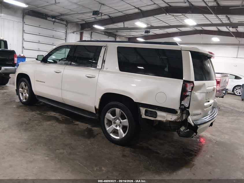 Vin: 1gnskjkc7fr536472, lot: 46592628, chevrolet suburban 1500 lt 20153