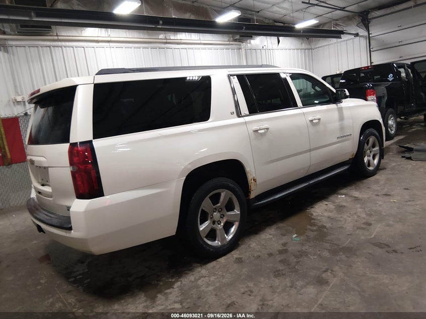 Vin: 1gnskjkc7fr536472, lot: 46592628, chevrolet suburban 1500 lt 20154