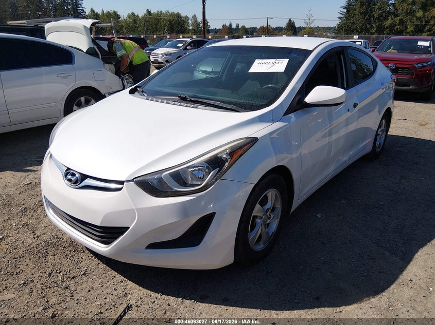 Vin: 5npdh4ae0fh573374, lot: 46592634, hyundai elantra se 20152