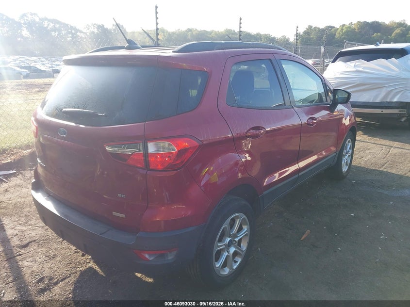 Vin: maj3p1texjc196704, lot: 46592637, ford ecosport se 20184