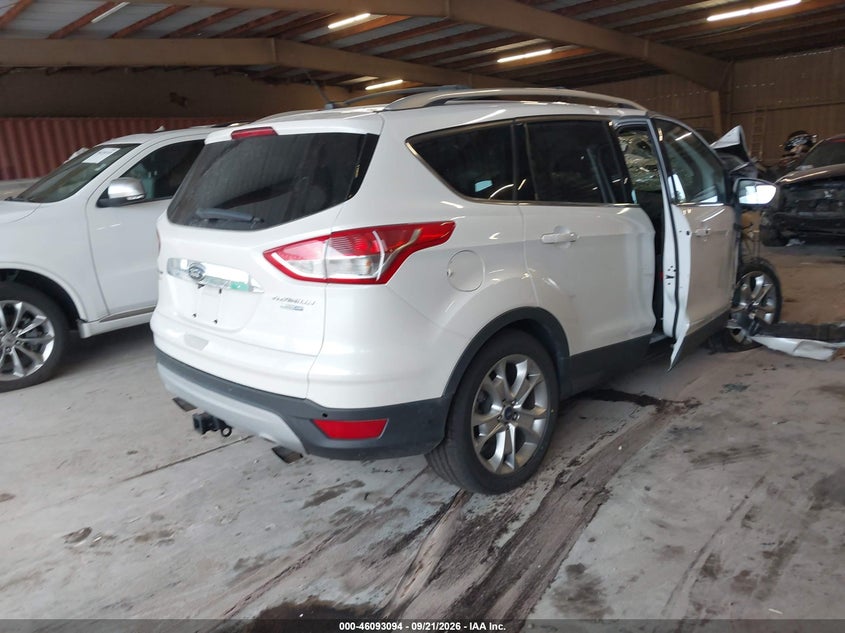Vin: 1fmcu9j97eue33281, lot: 46592701, ford escape titanium 20144