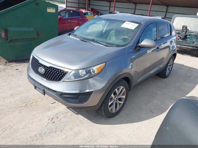 Vin: kndpbcac1f7745939, lot: 46592709, kia sportage lx 20152