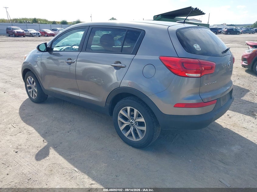 Vin: kndpbcac1f7745939, lot: 46592709, kia sportage lx 20153