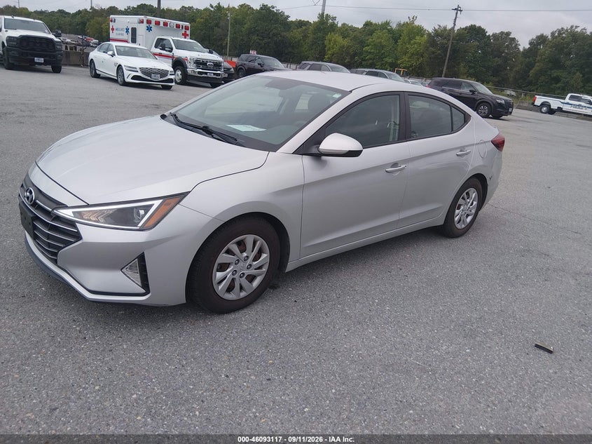 2019 Hyundai Elantra, Звичайний знос, IAAI, VIN 5NPD74LF2KH482304 — фото 2