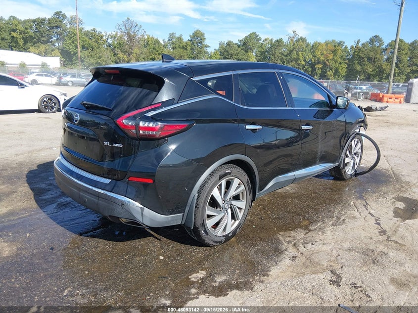 Vin: 5n1az2cs2mc137587, lot: 46592749, nissan murano sl intelligent awd 20214