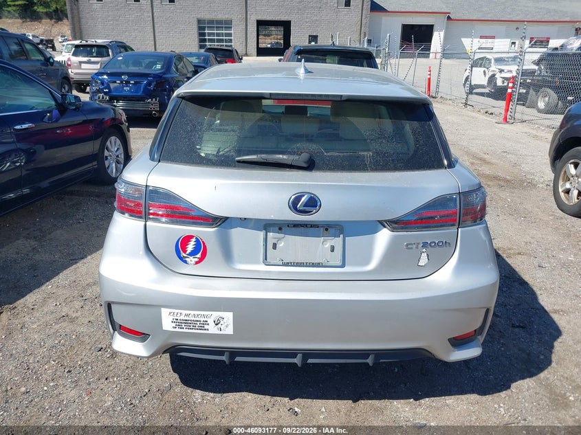 LEXUS CT 200H 2014 VIN JTHKD5BH3E2203357